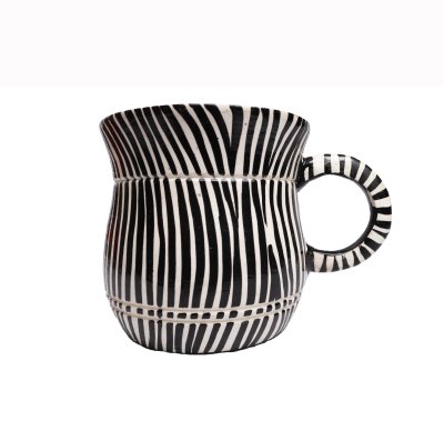 Ceramic Zebra-Stripe Mug