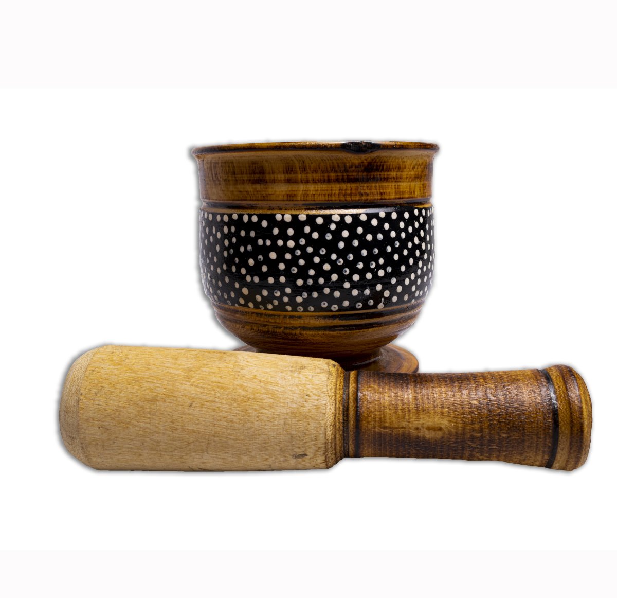 Peyoke Medicine Bowl ((Mortar and Pestle Set))