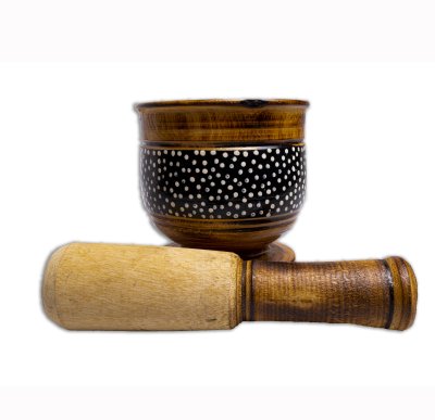Peyoke Medicine Bowl ((Mortar and Pestle Set))